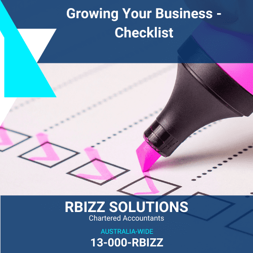 Growing Your Business - Checklist